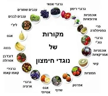 מקורות של נוגדי חימצון
